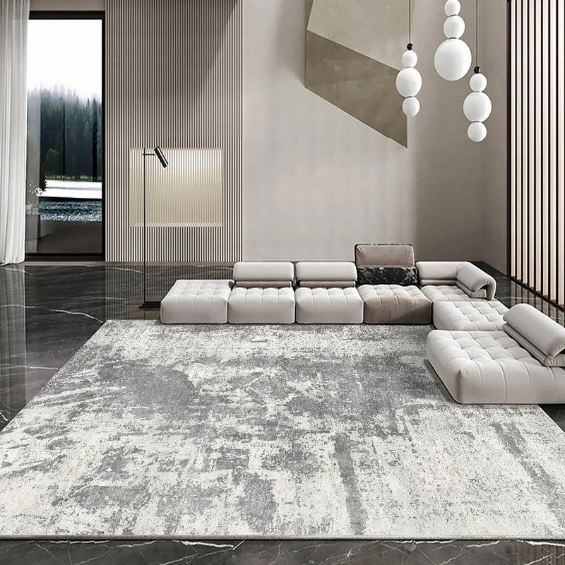 

Modern Grey Carpet Living Room Rug Home Decor Coffee Tables Mat Decoration Bedroom Carpets Big Size Large Area Rugs 200x300 Cm