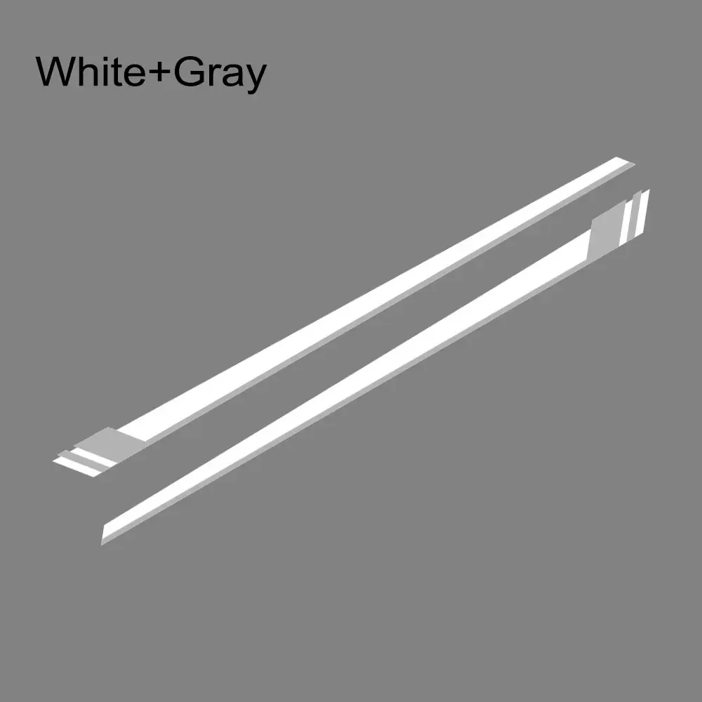 Sleek Car Side Stripes Decals Vinyl Graphics Trims Auto Accessories