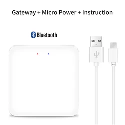 Smart Life Home Bridge: Zigbee 3.0 Wireless Gateway Hub with WiFi & Bluetooth Integration - 5V 1A (Bluetooth Gateway)