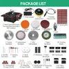 150W 2 In 1 Table Saw Belt Sander Kit Variable Speed Bench Circular Saw 30mm Depth DIY Benchtop Grinding Sanding Cutting Machine 5