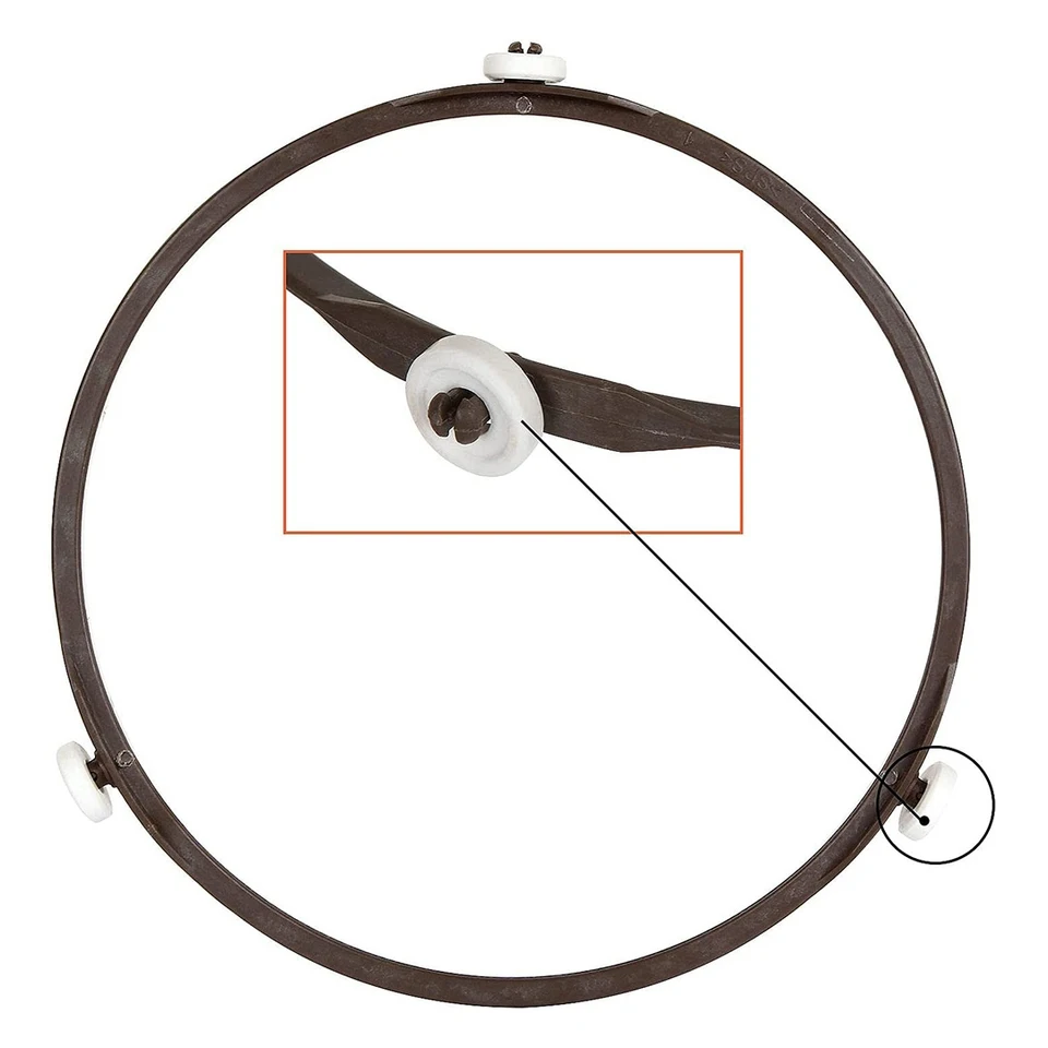 Accoppiatore universale per giradischi forno a microonde supporto per guida a rulli per giradischi albero per vassoio albero per giradischi a microonde  15