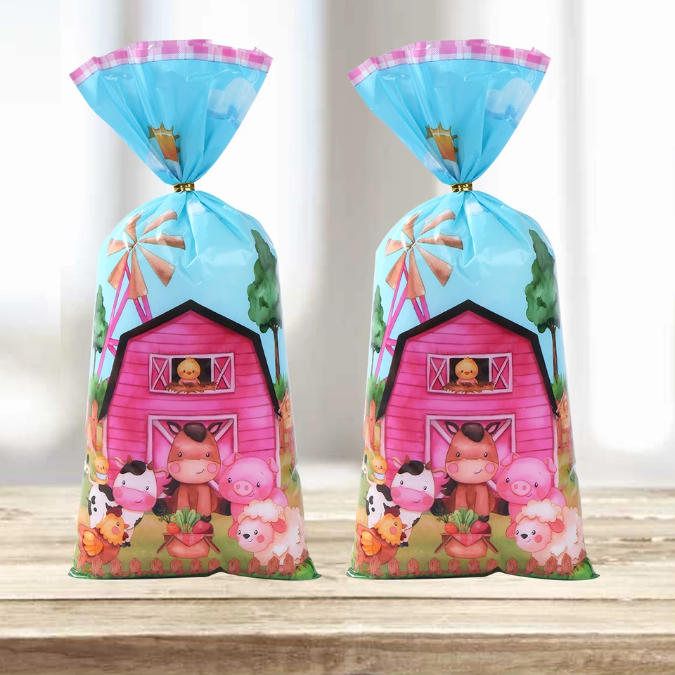 12 Bauernhof-Kuh Geschenkboxen – Für Kuchen, Süßigkeiten, Goodie-Bags, Mottoparty Deko