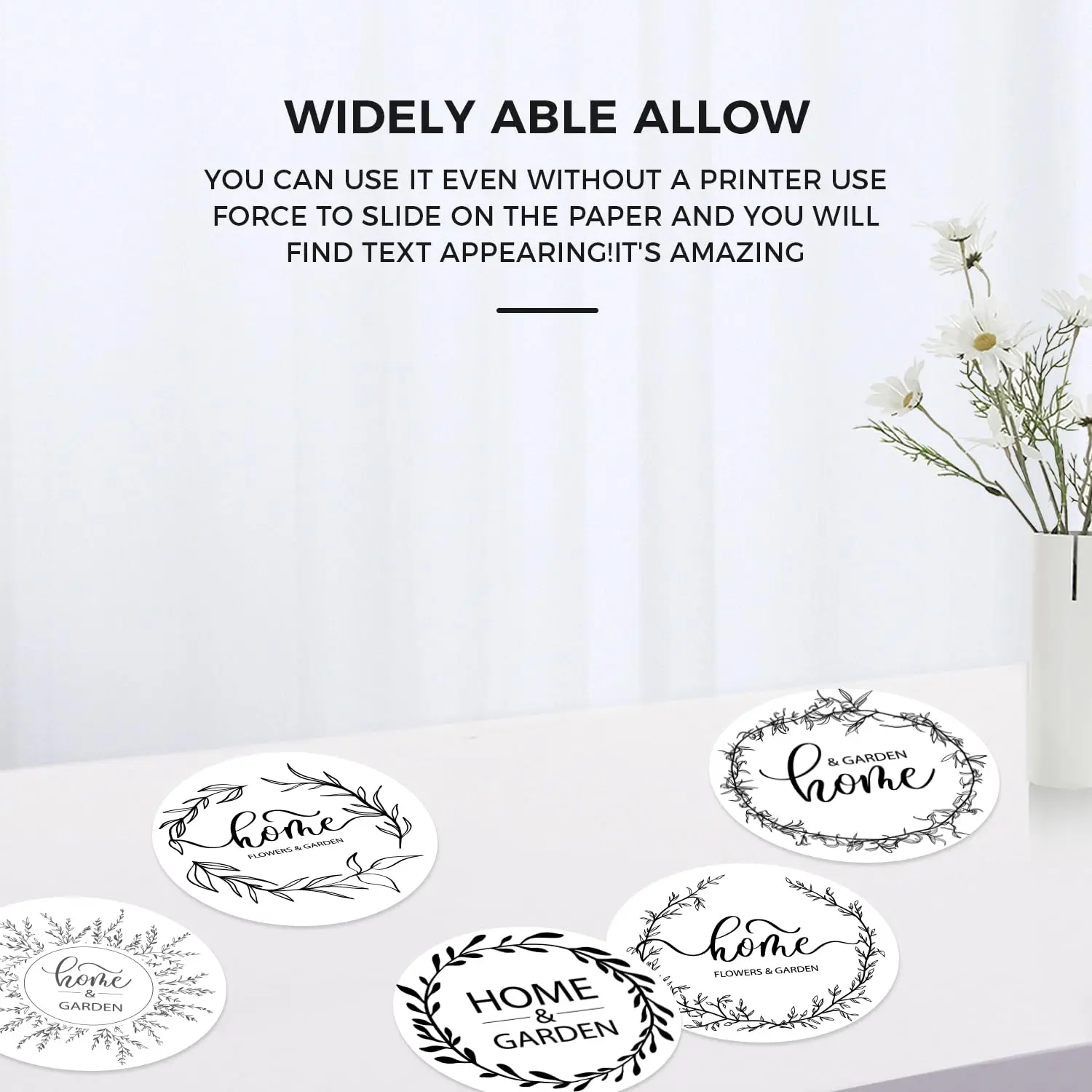 50x50mm 방수 열전사 스티커, M110 프린터 호환, 변색 방지 주소 라벨 (배송 및 소매점 선반 태그용)