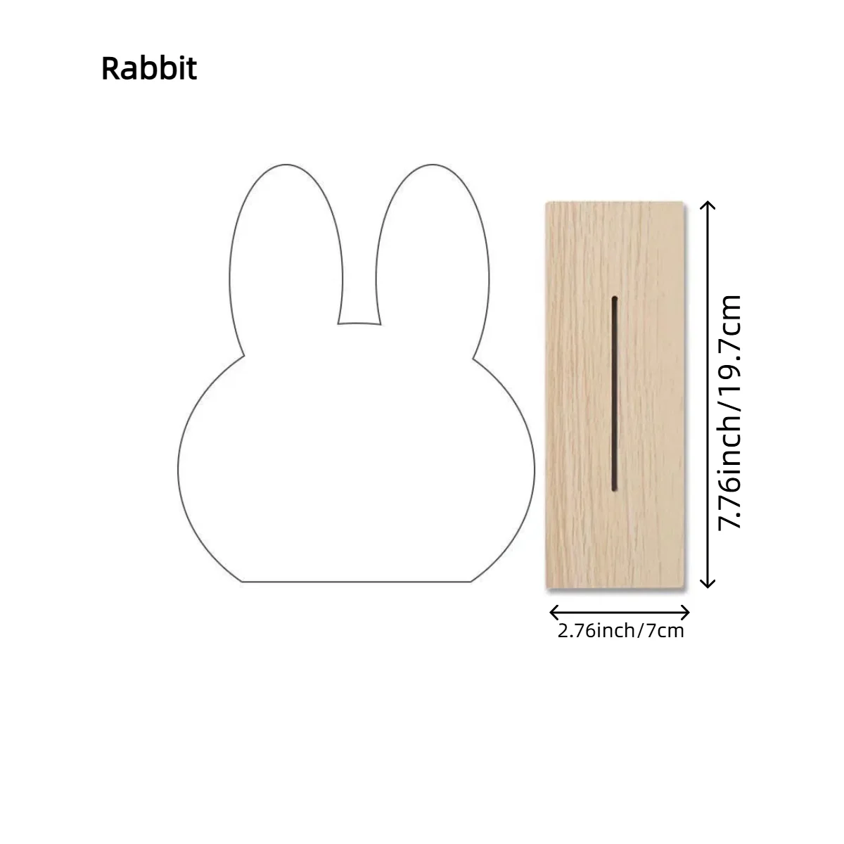 Specchio Da Tavolo Irregolare In Acrilico Con Base Legno - 23,6x19 Cm, Per Trucco E Decor - Foto 4