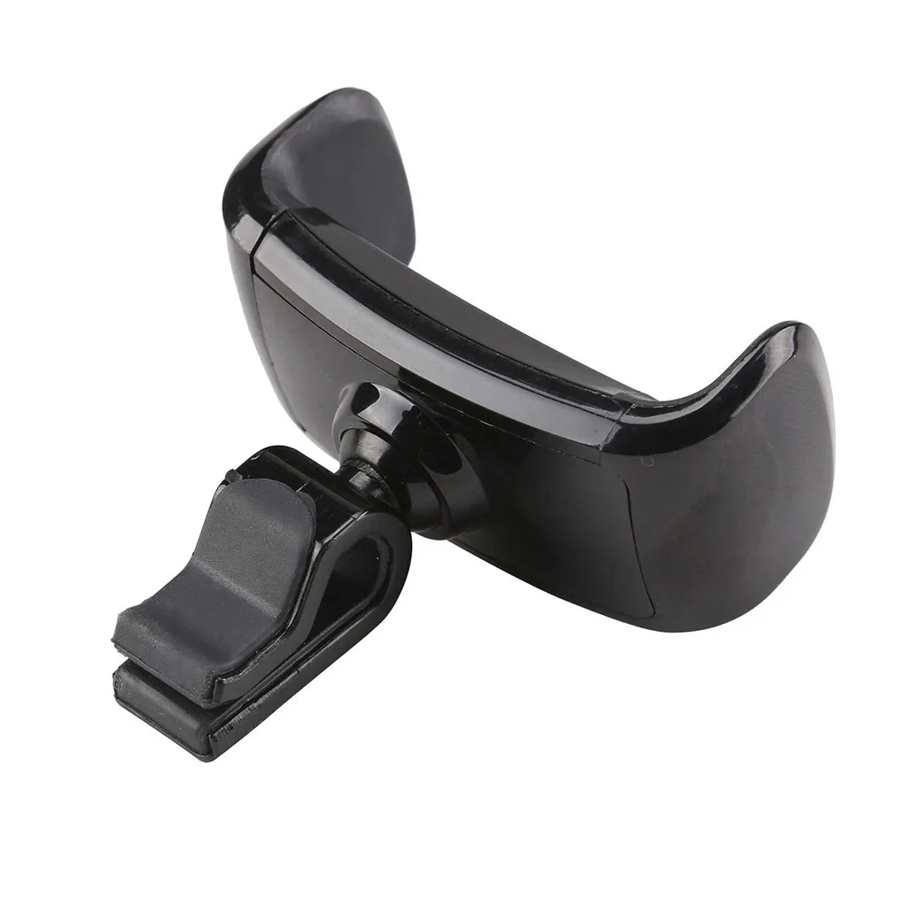 Plastic Automotive Cellphone Holder Portable Rubber Lining 360 Degree Rotatable Stand Bracket for 3.5 to 6-inch Phones