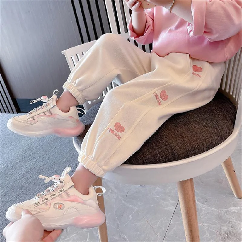 Girls Pants Kids Pants Girls Trousers Winter Girls Warm Pants Kids Clothes For Girls Pants Fashion Children Clothing 2-8 Years Autumn Baby Kids Plush Trousers