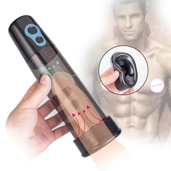 Male Physical Erectile Device Lcd Dc Aircraft Cup Penile Exercise Device Fully Automatic Male Product Stretching Training Device