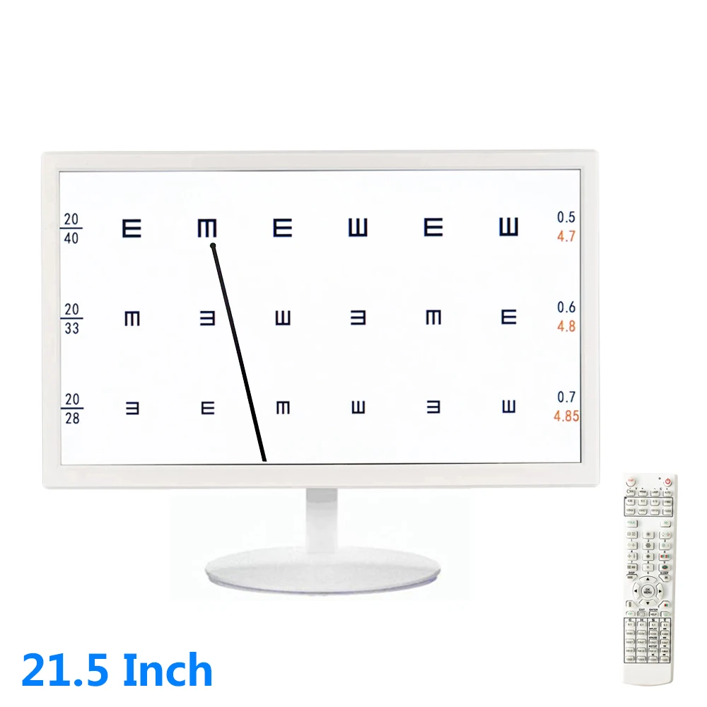 CL-21-Optotype-White-Vision-Chart-Panel-LED-Screen-Visual-Acuity ...