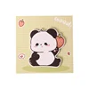 4Pcs/Set Kawaii Cartoon Animal Memo Pad Cute Panda Bear Dog Rabbit Sticky Note Student Office Stationery Self-Adhesive Notes 6