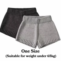 New Loose Knitted Shorts A-Line Bodycon Fit Slimming Pants Soft High Waist Shorts Female Fashion - Image 6