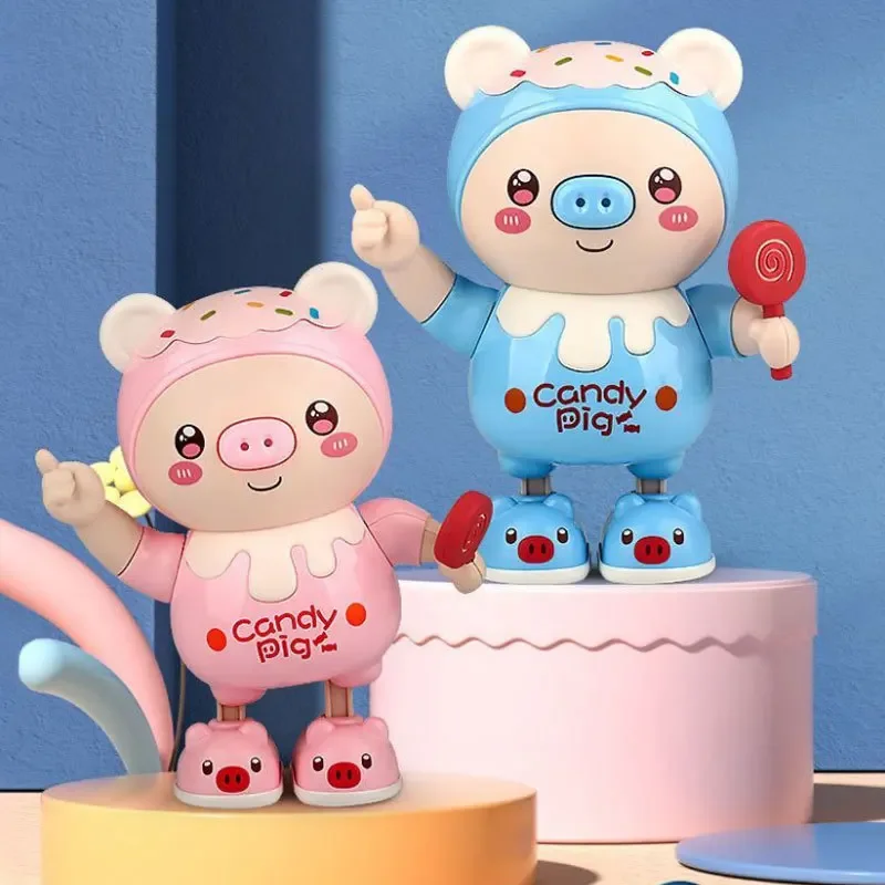 Electric Pig Toy Sound And Movement Interactive Dancing Singing Night Market Baby Toy Plushie from Mainland China