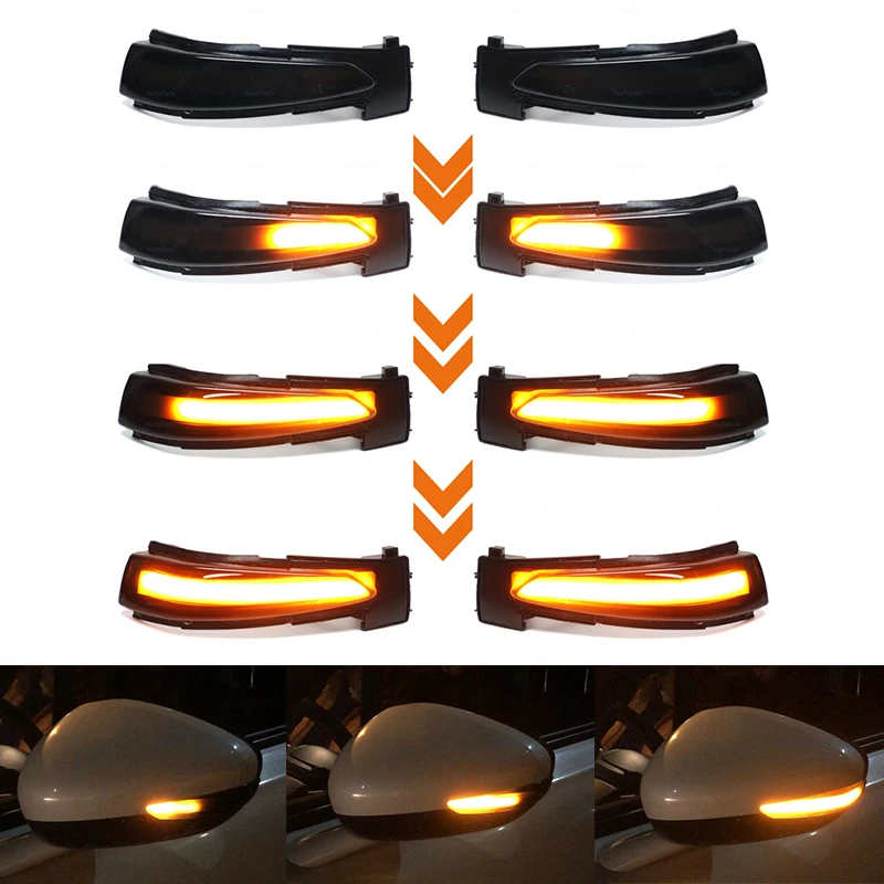 Led Dynamic Turn Signal Light Side Mirror Indicator Repeater Lamp 6325J4 6325J5 For Peugeot 508 For Citroen Ds5 C4 2010-2017