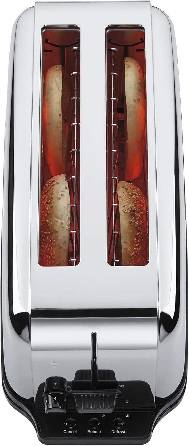 4 Slice Extra Long Slot Light Duty Pop-Up Toaster, 120V, 5-15 Phase Plug 2