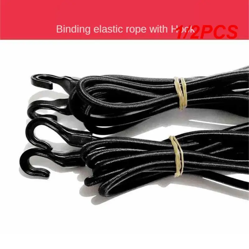 1/2PCS Motorcycle Strap Durable Storage Elastic Elastic Shock-absorbing Rope For Outdoor Activities Auto Parts Essential Rope