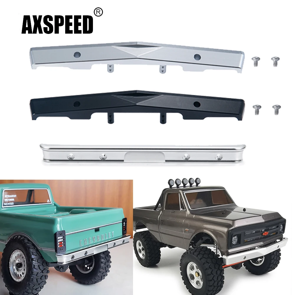 

AXSPEED Metal Front Rear Bumper for Axial SCX24 AXI00001 Chevrolet C10 1/24 RC Crawler Car Truck Model Parts Accessories