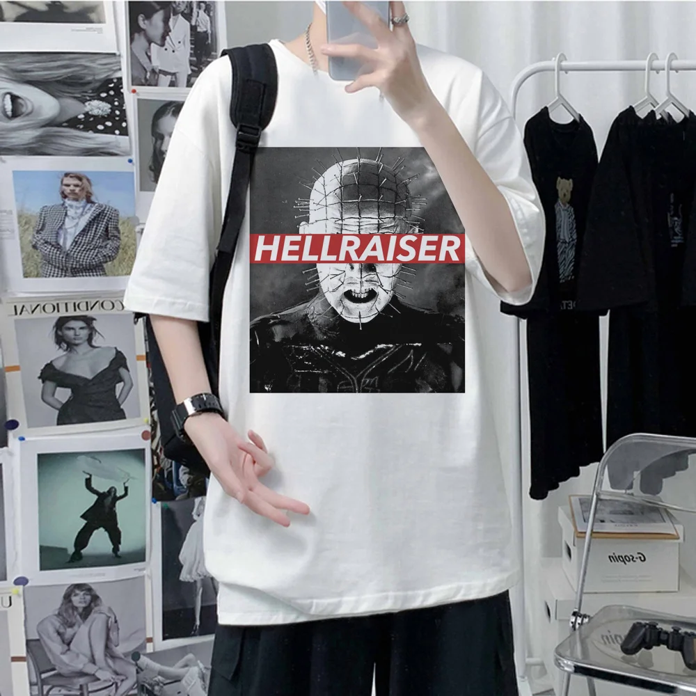 Hellraiser Tshirt Uomo Estate Comic Graphic Tee Maschio Graphic Harajuku Manga Abbigliamento