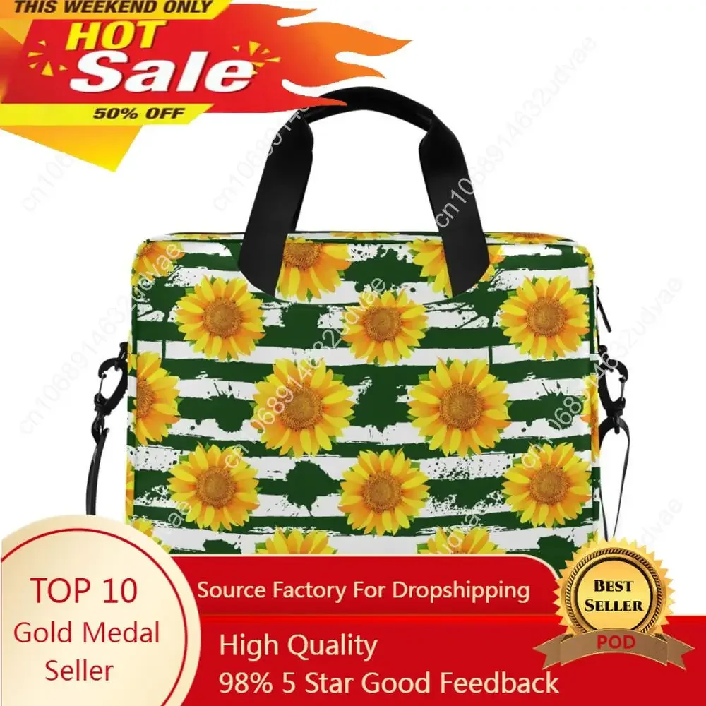 

13 14 15 16 Inch Sunflower Briefcase Sleeve Case Carry Handbag For Laptop Tablets Notebook Soft Cover 13.3'' 15.6 Computer Bag