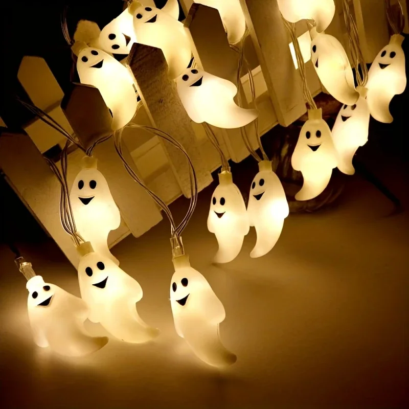 Battery Powered Halloween String Lights - Indoor Outdoor Party Decor