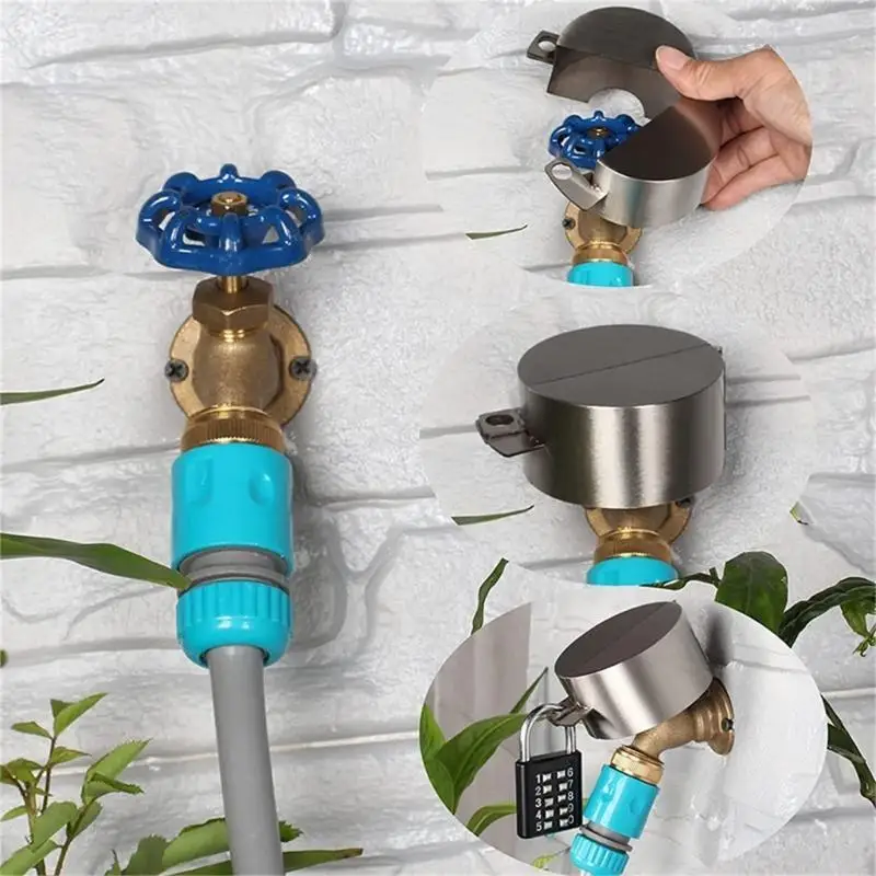 M7BC Outdoor Faucet Lock Gate Valves Locking Device With Padlock Easily to Install