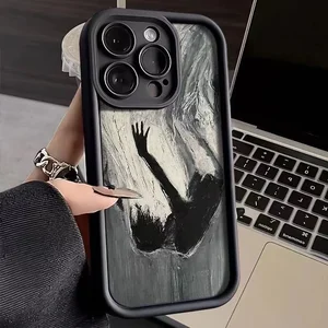 Oil Painting Art Phone Case For iPhone 15 Pro Max 14 13 12 11 Pro Max XS XR X 7 8 14 15 Plus SE 2020 Shockproof Soft Matte Cover