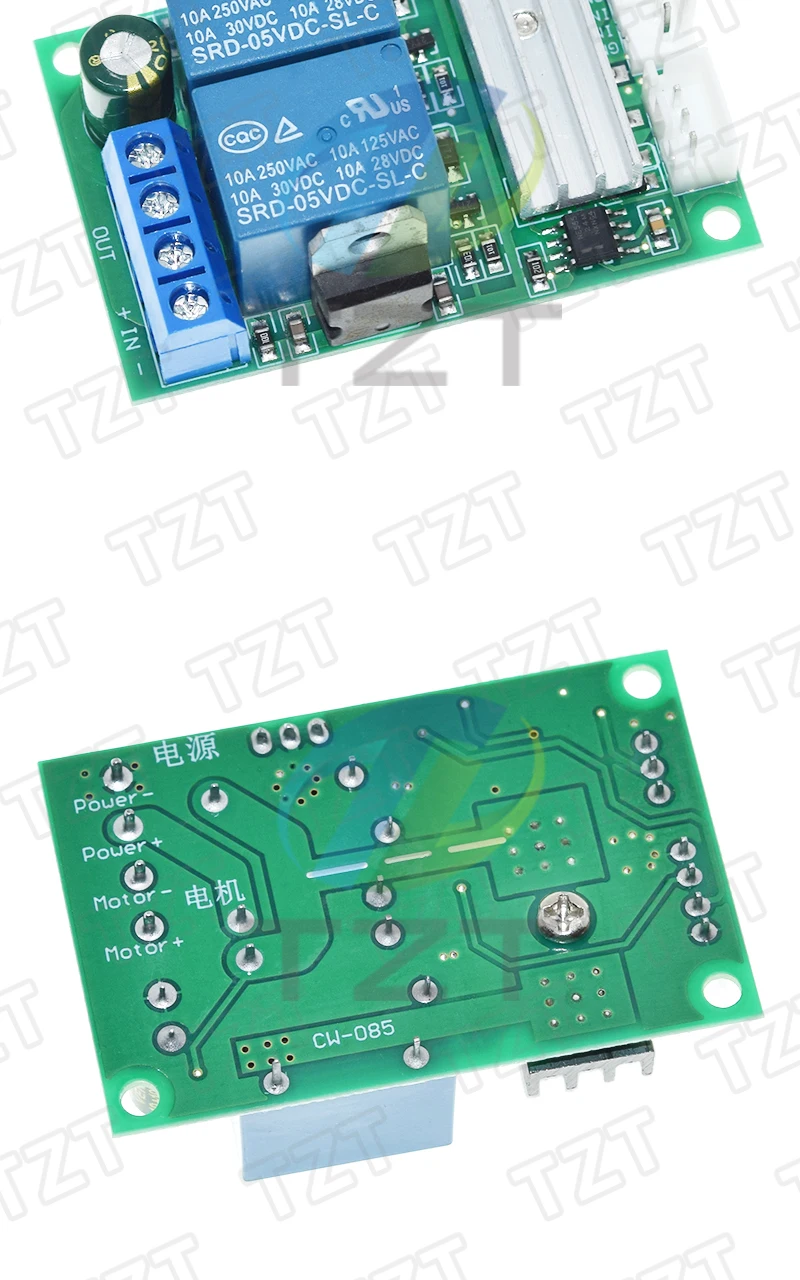 DC-Motorgeschwindigkeitsregler DC 6V 12V 24V PWM-Controller Vorwärts- und Rückwärtsschalter Motorregler Einstellbare Geschwindigkeitssteuerung – Detail 7
