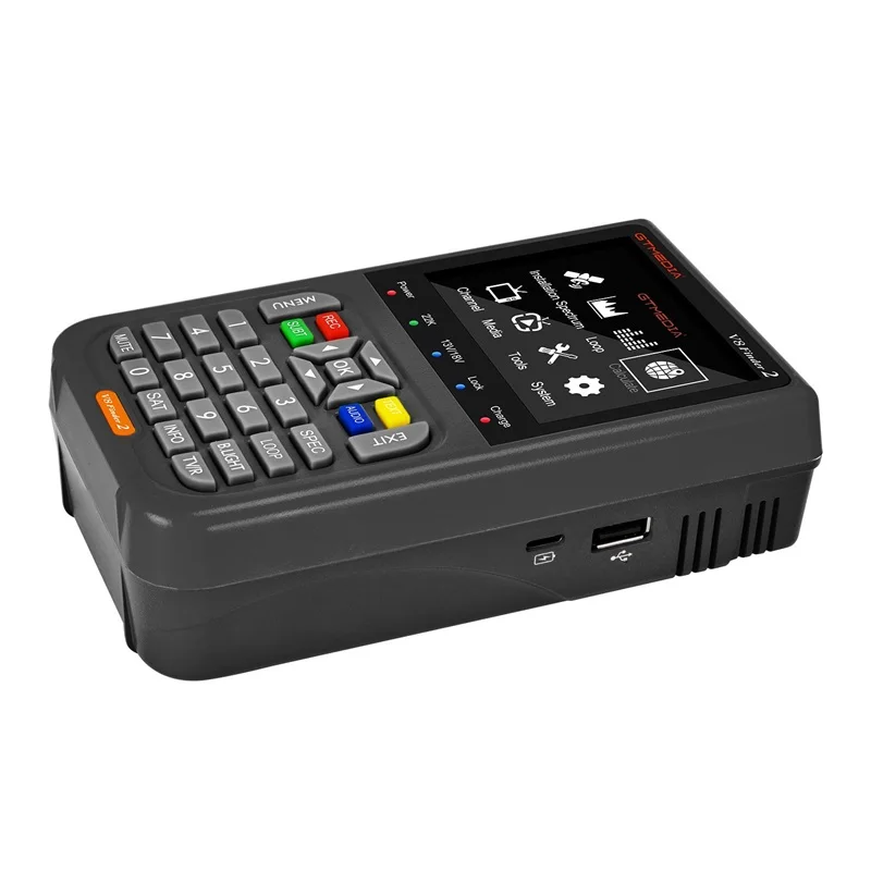 GTMEDIA V8 Finder2+Bag Satellite Finder Meter DVB-S/S2/S2X 1080P 3.5 Inch High Definition TFT LCD Screen H.264 vs WS-6933