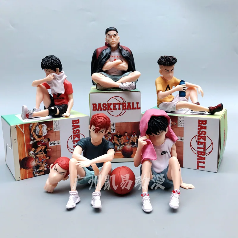 Il Primo Slam Dunk Blind Box Mystery Box Figure Doll Sakuragi Hanamic Rukawa Kaede Models Car Decor Toy Cake Decorations