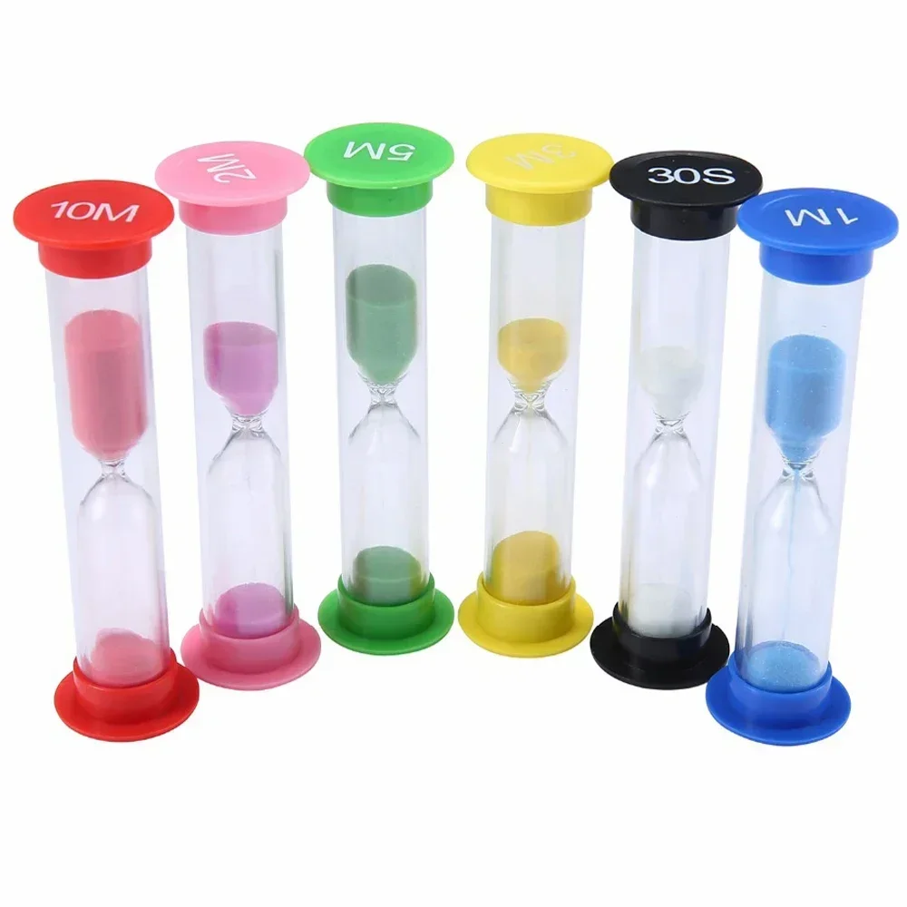 Sand Meter 30 Seconds Hourglass 1 Minute Clock Watch 2 Minutes Decoration Home Offers and Free Shipping Home Clearance Plastic