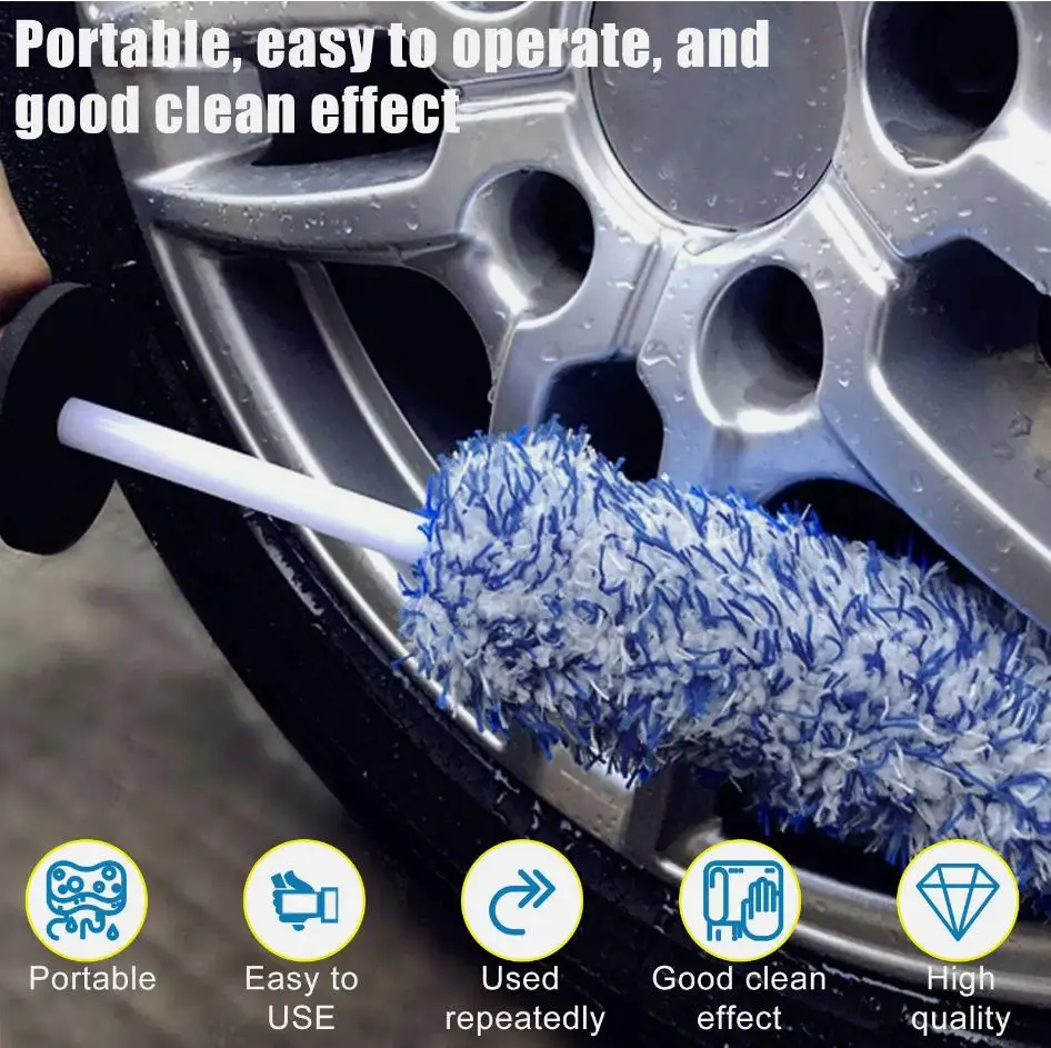 Microfiber Car Wheel Cleaning Brush 5