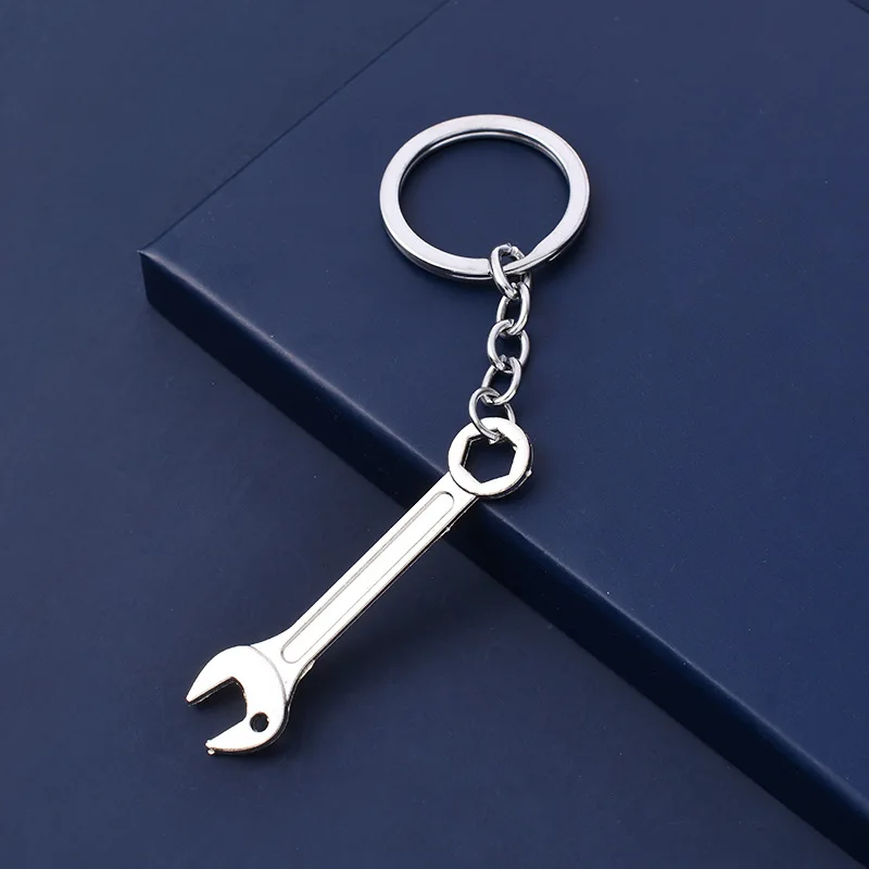 Mini Wrench Keychain Portable Car Metal Adjustable Universal