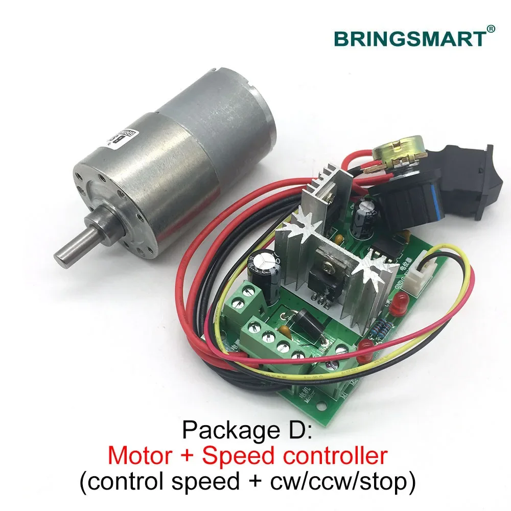 Bringsmart High Torque DC Geared Motor