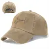 Britney Spears SIGNATURE Baseball Caps Snapback Washed Denim Hats Outdoor Adjustable Casquette Hip Hop Baseball Cowboy Hat 5