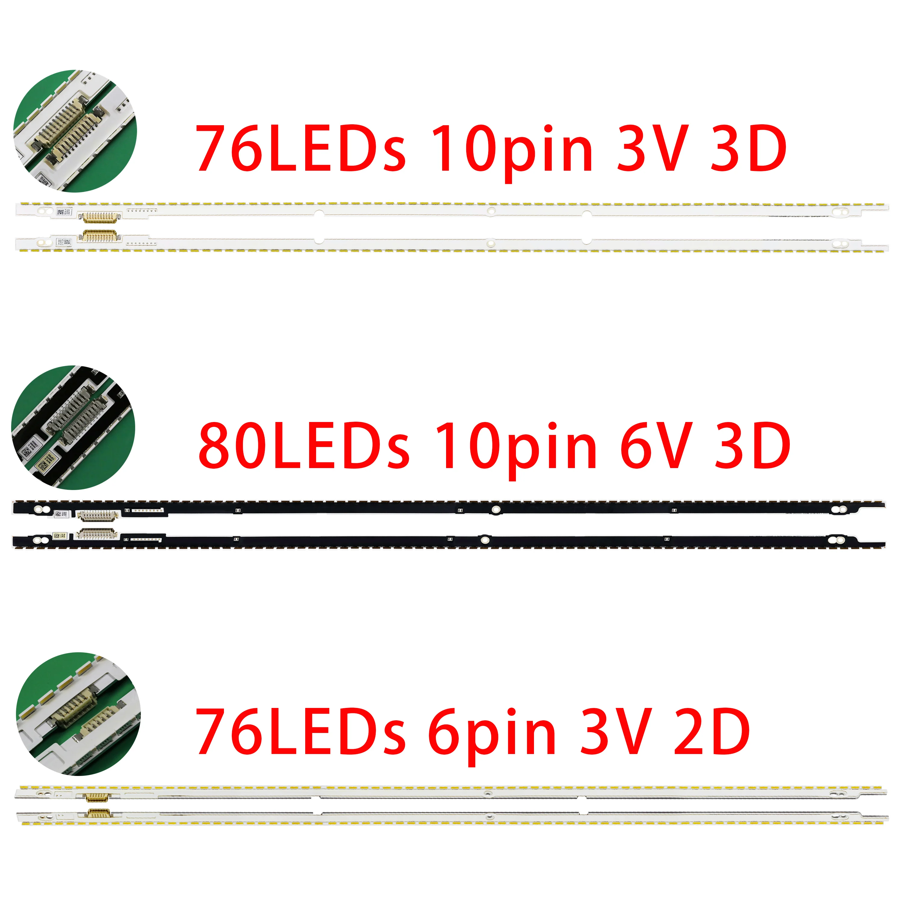 BN96-21464A BN96-21465A LED 백라이트 스트립, UN55ES8000 UN55ES6350 UN55ES6900 UE55ES8000 UE55ES7507U UN55ES6550 UE55ES6140W