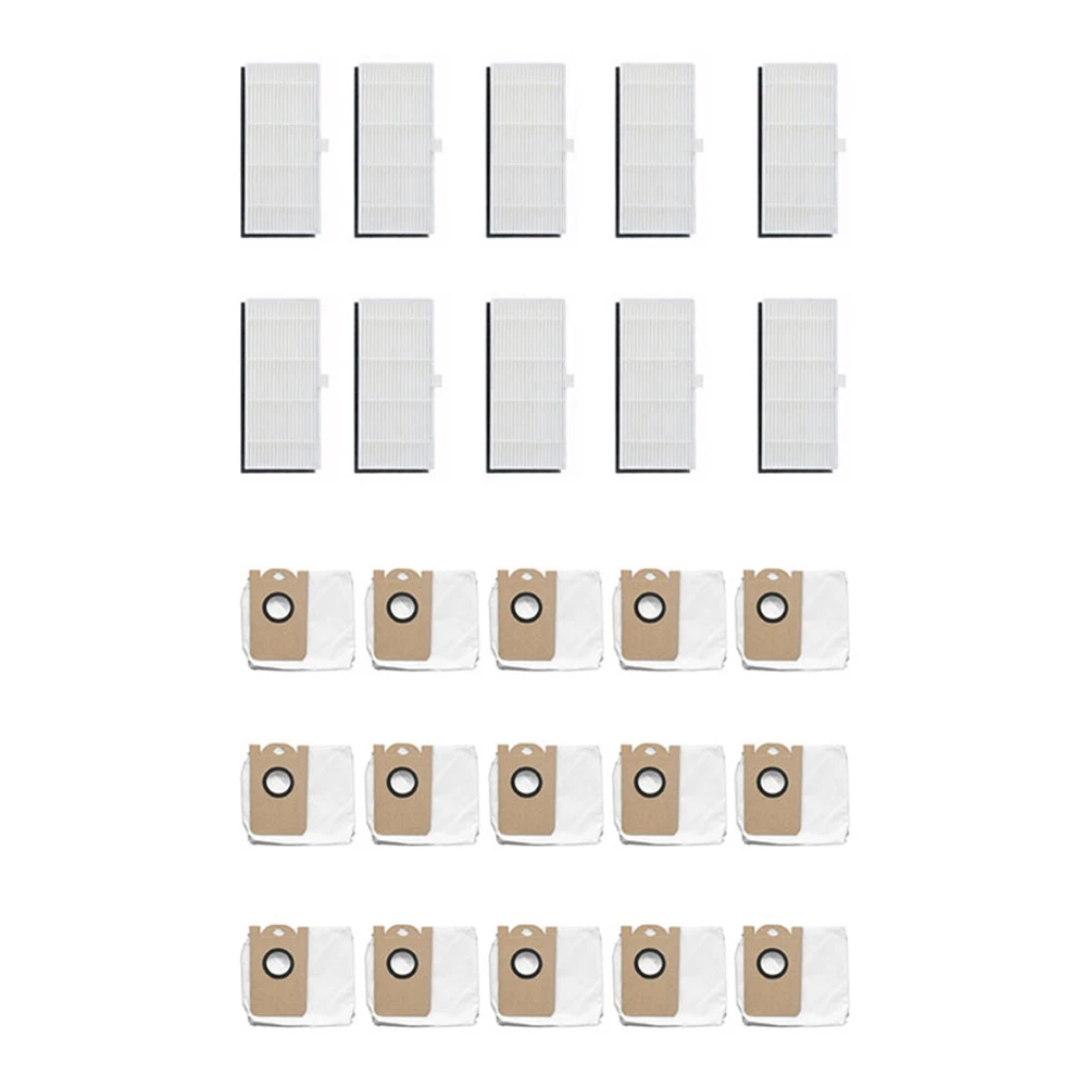 

Hepa Filter For Proscenic M7 Pro & 15Pcs For Proscenic M7 Pro M8 Pro Robot Leakproof Dedicated Dust Bag