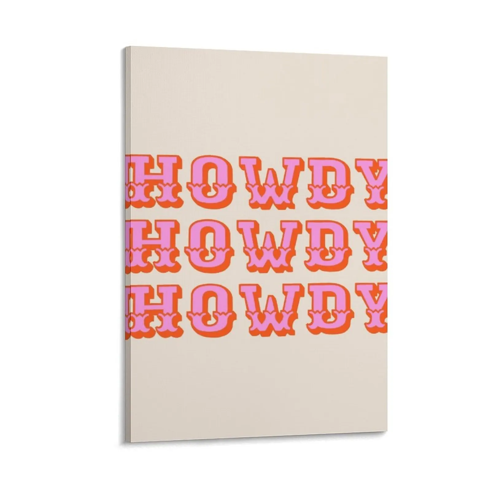 

howdy howdy Canvas Painting wall decoration painting aesthetic room decor aesthetic room