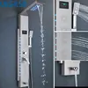 ULGKSD Full Faucet Set System LED Bathroom Showers Panel Hot&Cold Shower Column Rainfall And Waterfall Faucet Bathroom Mixer Tap 3