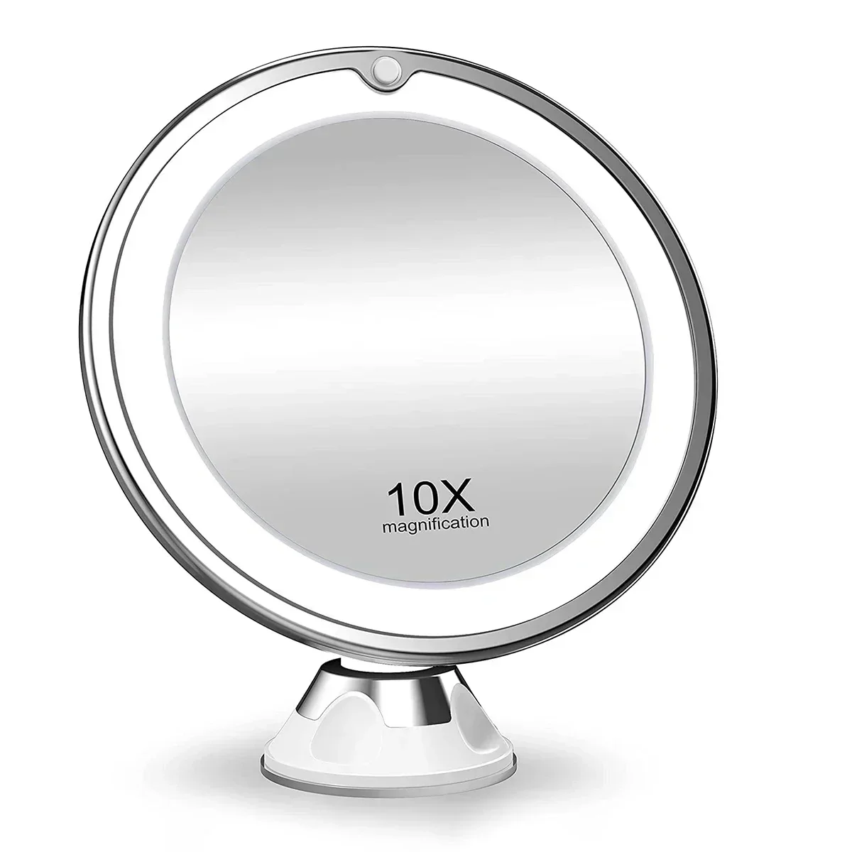 Flexible 10x Magnifying Vanity Mirror with Lights Touch Screen Lighting Dressing Makeup Lamp Bottom Sucker Portable Design LED makeup mirror mirror lights makeup mirror lights vanity light