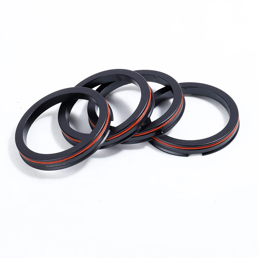 X AUTOHAUX 4er Set Naben-Zentrierringe 72,6-57,1mm - Aluminium Für Auto