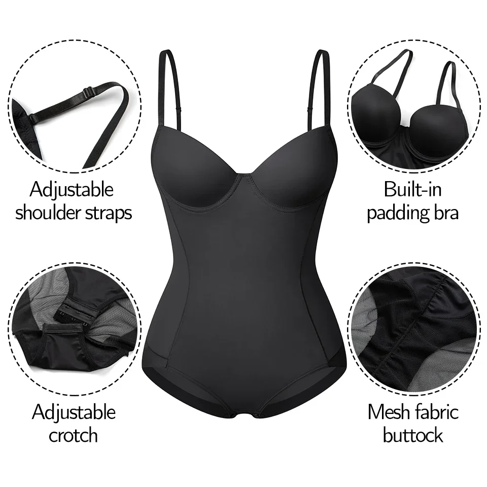 

Women Shapewear Bodysuits Waist Trainer Vest Slim Full