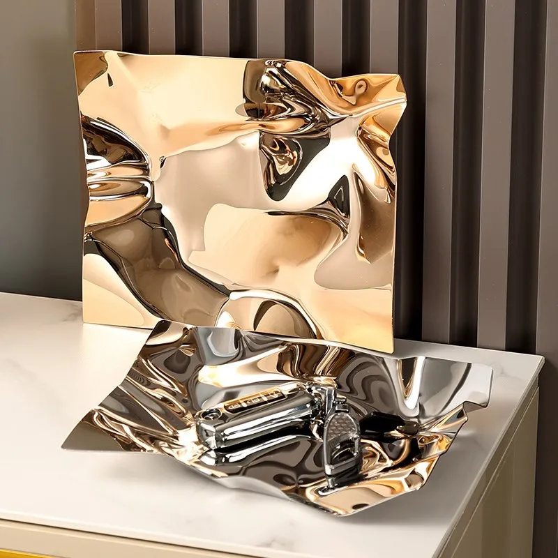 

Поднос для фруктов из нержавеющей стали в скандинавском стиле