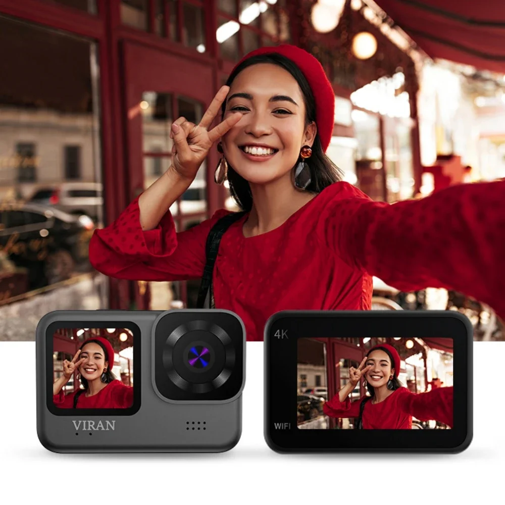 스포츠 카메라 프로 드라이브 레코더 V9 액션 카메라 5K 30fps 4K60FPS WiFi 손떨림 방지 리모컨 화면 방수 기능 탑재
