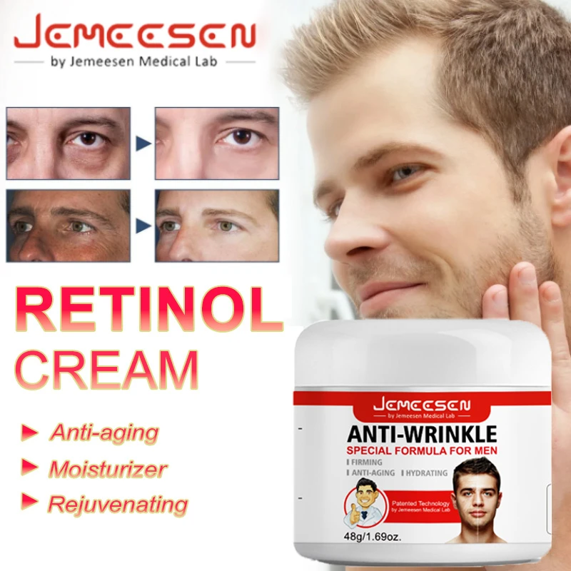 

Jemeesen Retinol wrinkle removal Instant Anti Aging Firming Lifting Fade Fine Line Face Cream Moisturizing Nourish Skin Care