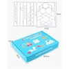 Wooden Jigsaw Puzzle Set Colorful Creative Tangram Baby Montessori 3D Educational Toys Kids Children Learning 180PCS 6