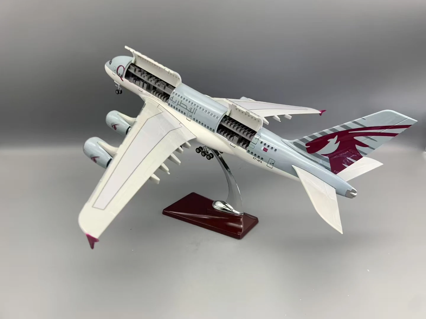 New 1:160 Scale Model Qatar A380 Airways Resin Openable Cabin Door