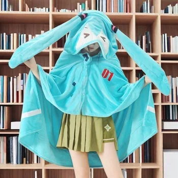 Hatsune Miku Hooded Blanket