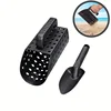 1 Set, Portable Metal Detector Sand Scoop And Shovel Set, Sand Sifter Digging Tools, ABS Plastic Metal Detector Sand Scoop Shove 4