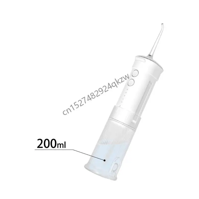 물 치과 치실 휴대용 200ML 충전식 여행 관개 클리너 R9CD