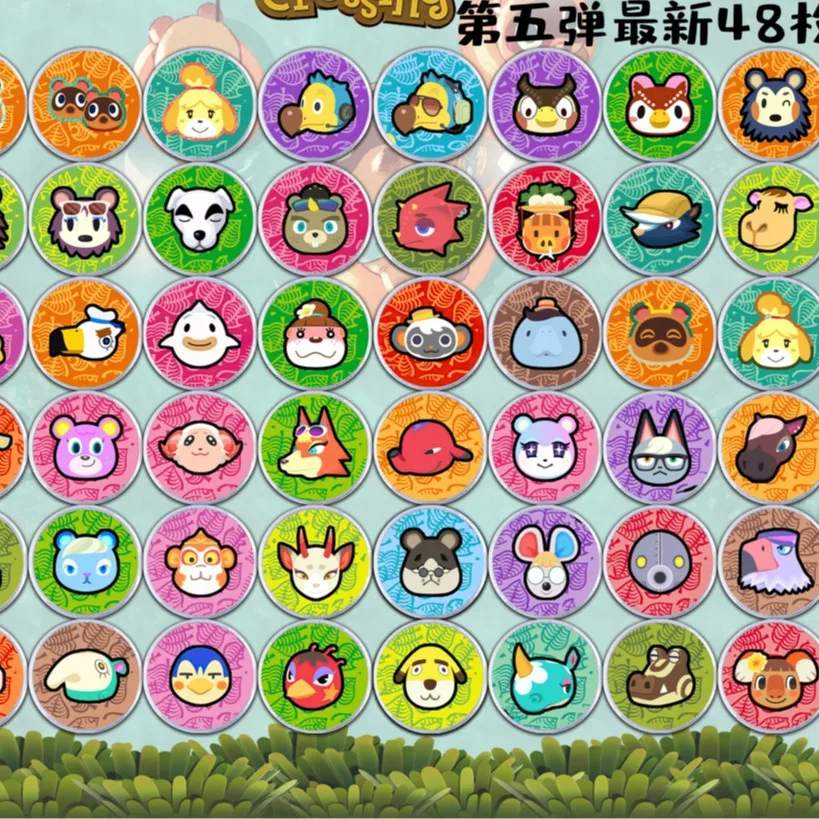 

100pcs Animal Crossing Amiiibo Card Mini Madoka Card Small round card