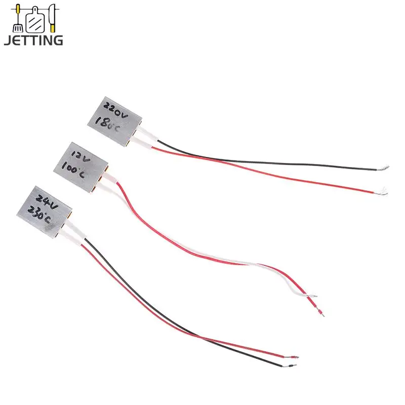Heating element 12V 24V 220V AC/DC Constant Temperature PTC Ceramic Heating Plate Air Electric Heater Plate Thermostat Component Heater