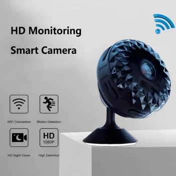 W11 Wireless Mini WiFi Security Camera with Night Vision Motion Detection Rechargeable Battery Easy to Mount App-Controlled 1